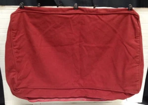 Pottery Barn Basic REPLACEMENT STRAIGHT BACK SLIPCOVER ONLY sofa Cardinal Canvas - Picture 1 of 2