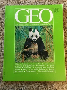 GEO in French N 30 - Aout 1981 Chine/Le Cap/Geothermine/Sri Lanka/Bresil/Epouvan - Picture 1 of 5