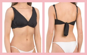 Tommy Bahama ~ Pearl Under Wire Twist Front Women's UPF-50 Bikini Top $89 NWT - Picture 1 of 1