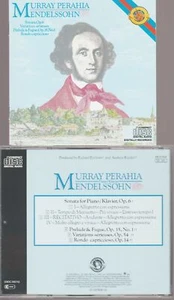 Murray Perahia Cd Mendelssohn Sonata Op 6 Pressing 1984 ? MK 37838 - Imagen 1 de 1