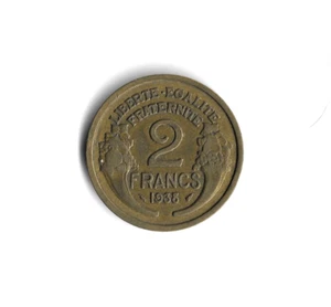 1938 France - 2 Francs - 815 - Copper Aluminum - 8g - Picture 1 of 2