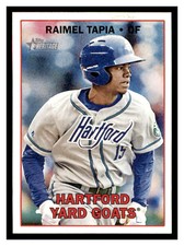 2016 Topps Heritage Minor League #21 RAIMEL TAPIA Hartford Yard Goats