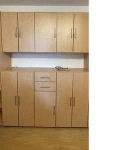 Büromöbel Aktenregal Schrank Büroschrank Hängeregal Kombischrank Buche - Bild 1 von 1