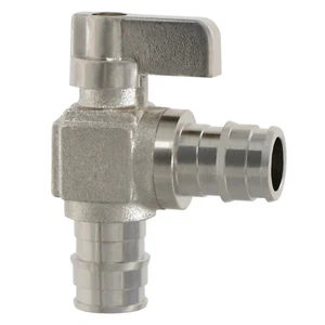 10 Pcs XFITTING Pex A Expansion Angle Stop Valve, 1/2" x 1/2", F1960, Brass - Picture 1 of 9