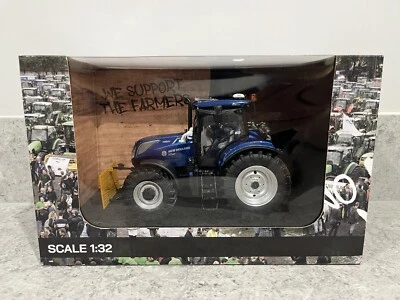 Universal Hobbies UH6352 - New Holland T7.225 - No Farmers, No Food - 1:32 - New - Image 1 of 4