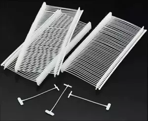 Clear Kimble Barbs for Tagging Gun Clothing Retail Labels 50mm - 50 - 1000 Tags - Picture 1 of 11