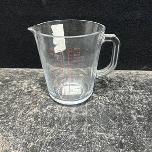 1 LITRE GLASS MEASURING JUG Microwave, Fridge, Freezer And Dishwasher Safe  #Pc2 - Picture 1 of 9