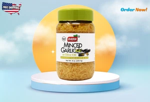Badia Minced Garlic | Garlic Paste | Seasoning | 8 oz Jar - Picture 1 of 7