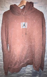 EUC Herren Nike Air Jordan Flight Hoodie Statement Fleece Mineral Clay XL - Bild 1 von 6