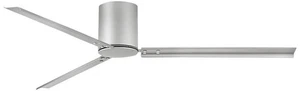 72" Hinkley Indy Flush Brushed Nickel Hugger Smart Ceiling Fan - Picture 1 of 1