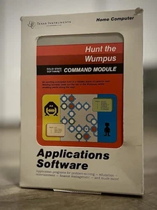 Rare Hunt the Wumpus TI 99/4a Texas Instruments Retro Video Game Command Module - Picture 1 of 5