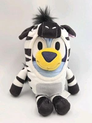 New Bluey Plush In Zebra Costume 6" - 7” Stuffed Animal Plushie - Image 1 of 4