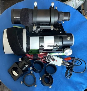 Astrophotography Explore Scientific ED APO 80mm f/6 + Guidescope & Mount Rings - Picture 1 of 8