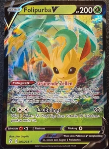 Pokemon Folipurba V Drachenwandel 007/203 Ultra Rare Deutsch - Bild 1 von 1