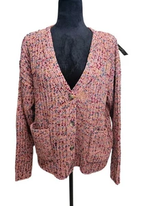 Neu mit Etikett Supplies übergroßer Cardigan Pullover mit Knopfleiste XS UVP $ 54 - Bild 1 von 5
