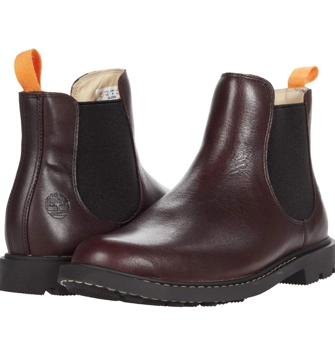 Timberland 红色短靴男男靴| eBay