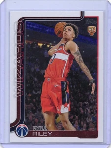 Baloncesto Topps 2025-26 - Will Riley (RC) #221 Washington Wizards - Imagen 1 de 2