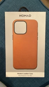 Nomad Modern Leather Case Iphone 6.7" Pro Max English Tan - Picture 1 of 3