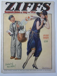 Ziff's Magazine v. 4 #1, July, 1925  GD  Badzib's Book of Art & Wit!  Scarce! - Bild 1 von 5