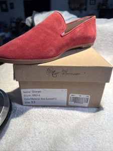 Matt Bernson rote Wildleder MB3-4 Gitanes Ballerinas 9,5 - Bild 1 von 7