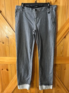 Weekend Max Mara Straight Fit Stretch grau Nadelstreifen Jeans LESEN Gr. XXL (6133) - Bild 1 von 10