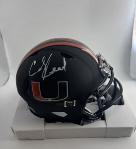 ED REED SIGNIERT MIAMI HURRICANES MINI HELM BECKETT BAS 2 - Bild 1 von 5