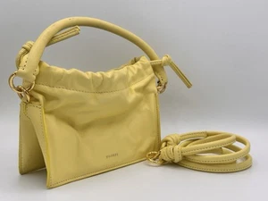 Yuzefi Mini Bom Umhängetasche Zitronengelb Crossbody Leder - Bild 1 von 5