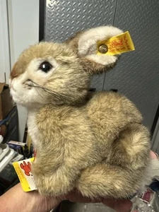 Raro Conejo Steiff Conejo De Colección - Mohair - Hecho en Alemania (1968-1976) - Imagen 1 de 4