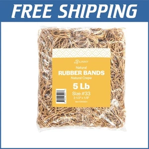 High-Quality Beige Rubber Bands 3000 Count - Tough & Reliable for All Uses - Picture 1 of 9