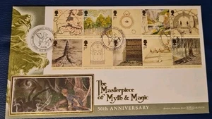 GB-2004-BENHAM LTD ED FDC BLCS272b "MYTHOS AND MAGIC HERR DER RINGE" 10er SET - Bild 1 von 3