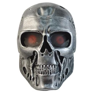 Terminator Robot T800 Skull Mask Cosplay Resin Movie Props Halloween Terror Mask - Picture 1 of 10