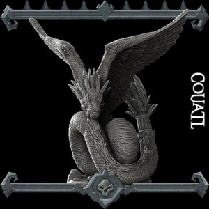 COUATL - Miniatura | Todos los Tamaños | Mazmorras y Dragones | Conquistador | Juegos de Guerra - Imagen 1 de 1