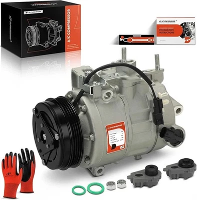Compresor de aire acondicionado con embrague, Ford Explorer 12-19, Taurus 13-17 y Lincoln MKT 13-16 Foto 1 de 4