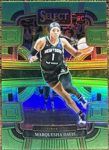 2024 Panini Select WNBA Marquesha Davis Rookie Neon Green #44/75 #41 - Picture 1 of 2