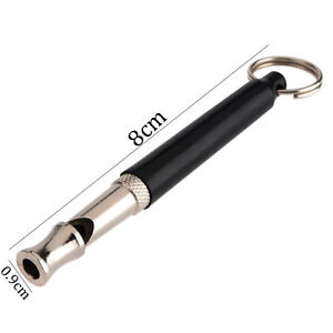 Pet Dog Training Obedience Whistle UltraSonic Supersonic Sound Pitch Black Quiet