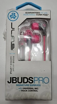 JBUDSPRO Signature Earbuds Universal Mic + Track Control JLAB Android + Apple - Image 1 of 3