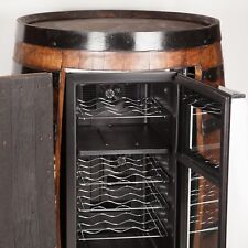 Wine refrigerator whiskey barrel furniture whisky or sink base