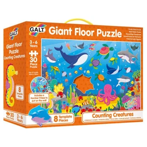 Galt Toys Giant Floor Puzzle Counting Creatures Jigsaw Toddler Activity Toy New - Picture 1 of 5