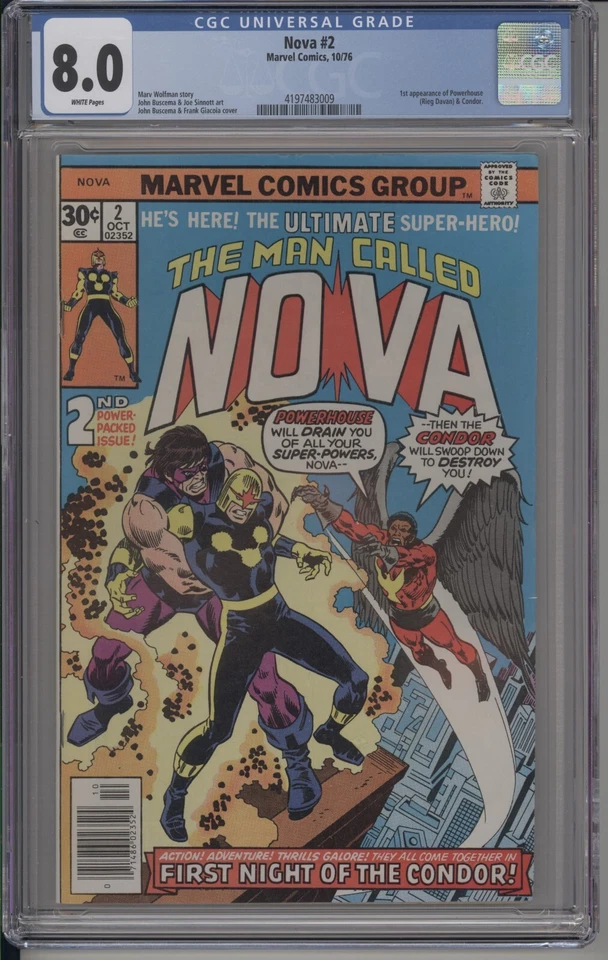 Nova #2 (Marvel Comics October 1976)