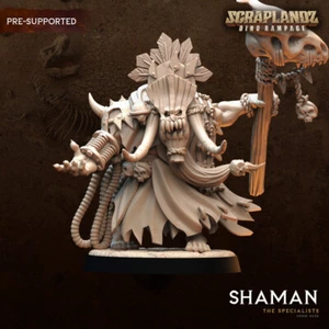 Schamane | Dark Gods | Orc Unique Proxy Wargaming 3D Print Miniatur - Bild 1 von 1