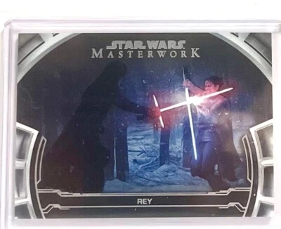 /299 PACK FRESH  STAR WARS 2019 MASTERWORK DM-19 DEFINING MOMENTS REY RAINBOW - Image 1 of 2