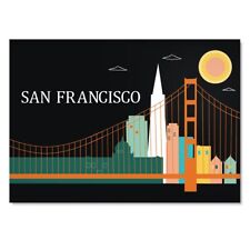 Art Print Poster Cool San Francisco USA Travel American #58485