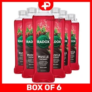 Radox Mineral Therapy Muscle Bath Soak for All Types of Skin 500ml Box of 6 - Picture 1 of 6