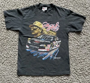 Vintage Chase Authentics Dale Earnhardt Shirt Size Medium Black Full Graphic - Bild 1 von 5