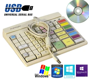 PROGRAMMIERBARE MINI TASTATUR PREH MCI84 MIT MAGNETGARDREADER FÜR KASSE POS T20 - Bild 1 von 9