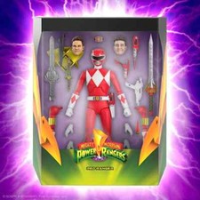 Super 7 Mighty Morphin Power Rangers Ultimates Red Ranger Action Figure