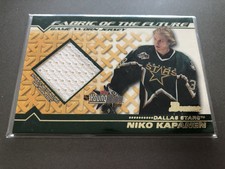 03 Topps Young Stars Fabric Of The Future GU Jersey Card Niko Kapanen Stars