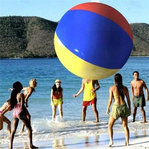 Toys Swimming Pool Play Water Game Balloon PVC Balloons Inflatable Beach Ball - Picture 1 of 7