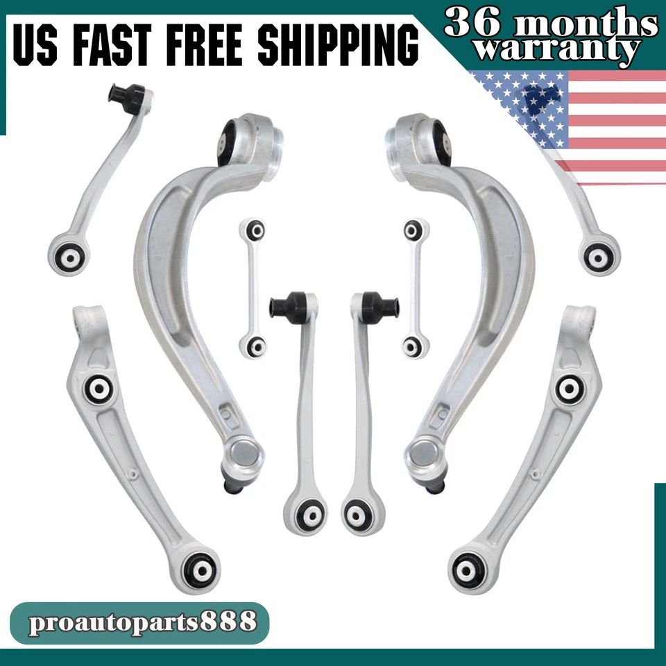 For Audi A4 A5 S4 S5 Q5 Quattro 2011-2016 Front Lower Upper Control Arm Lateral - Image 1 of 4