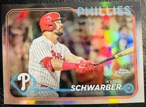 2024 Topps Chrome Kyle Schwarber Refractors #71 - Bild 1 von 2